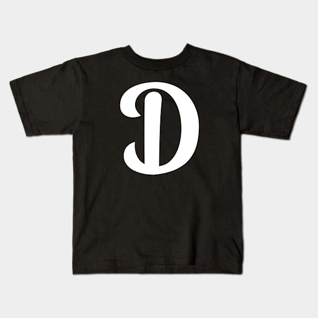 Letter D Kids T-Shirt by Xtian Dela ✅